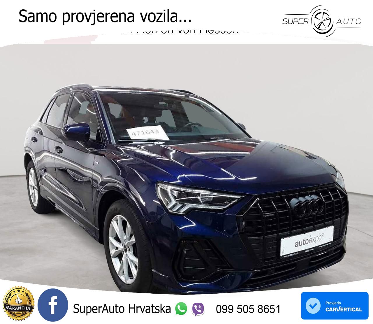 Audi Q3 35 TDI (150 KS) quattro S tronic S line