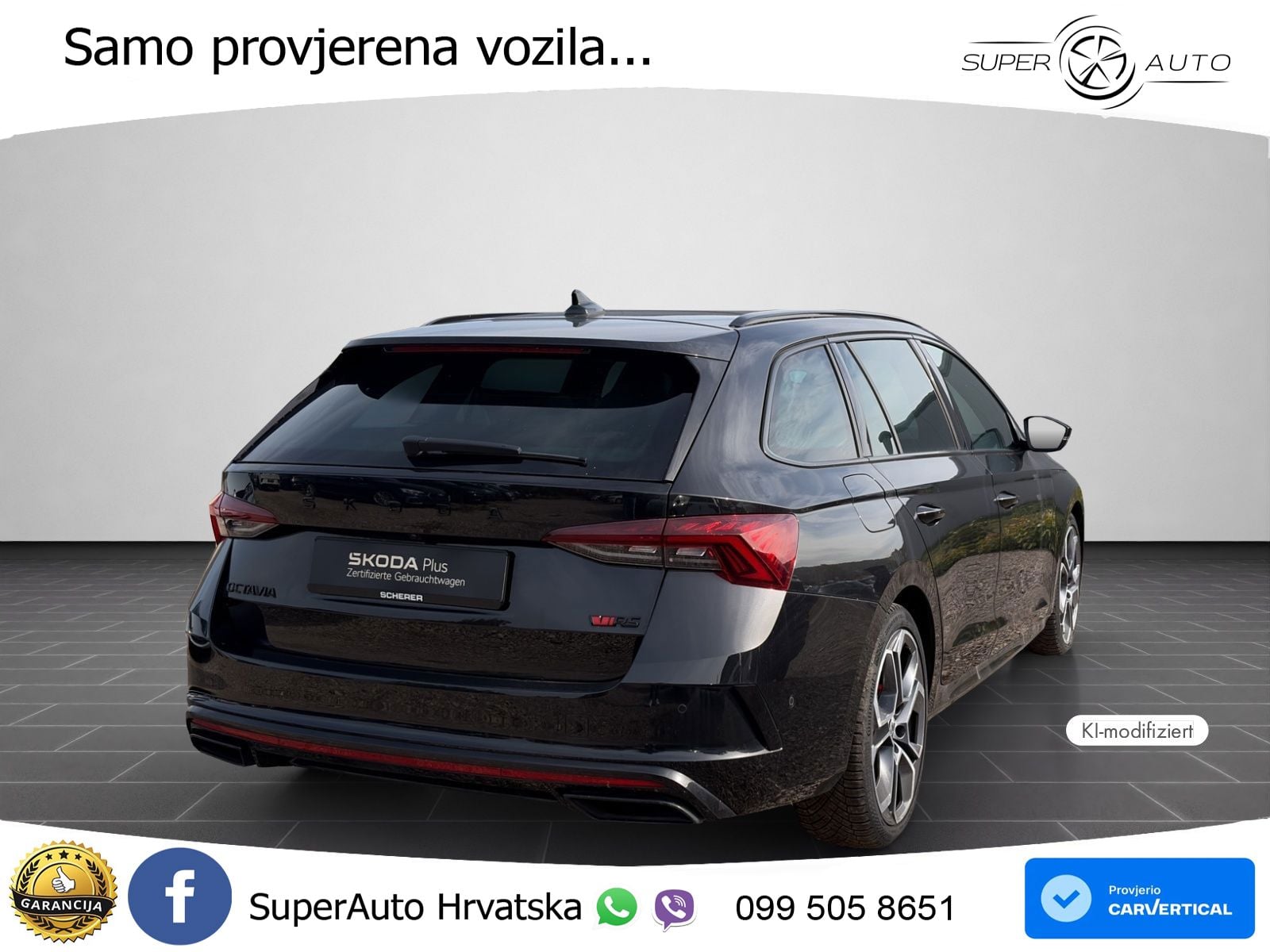 Škoda Octavia Combi RS 2.0 TDI (200 KS) 4x4 DSG LED+GR SJED+ACC