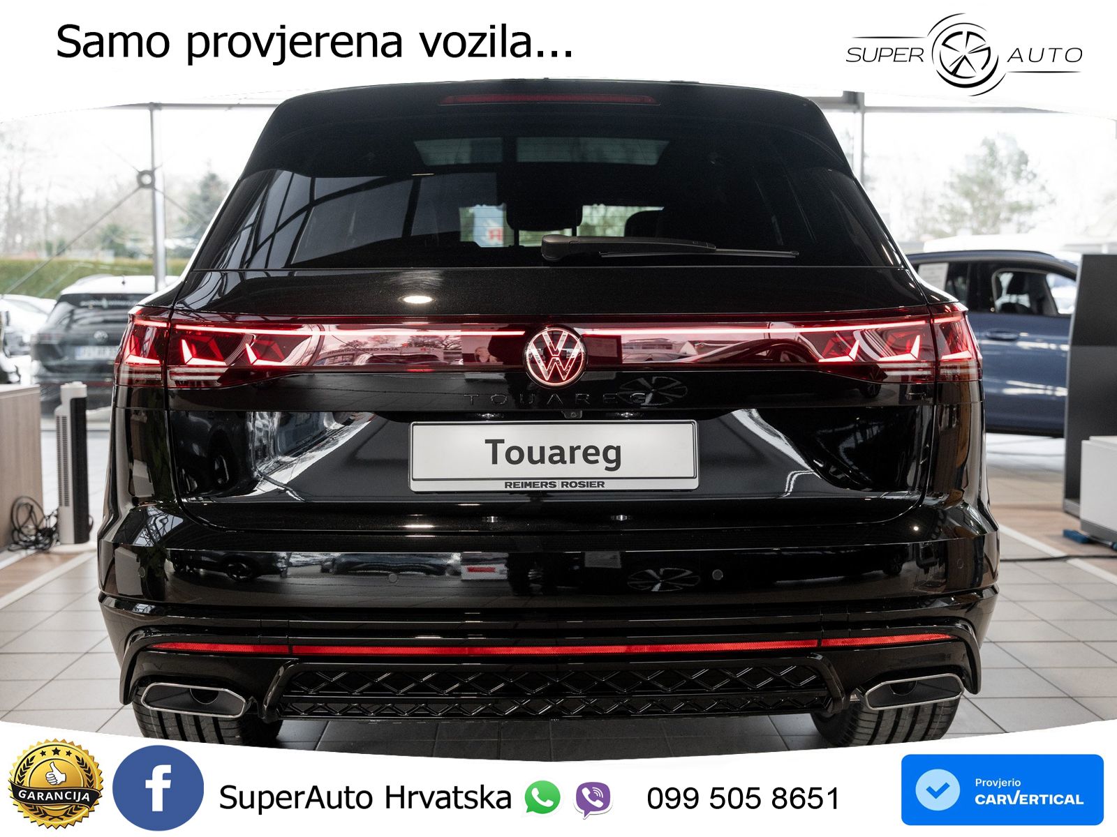 Volkswagen Touareg 3.0 V6 TDI (286 KS) 4MOTION Tiptronic ZRAČNI+ACC+GR SJED+KAM+PANO