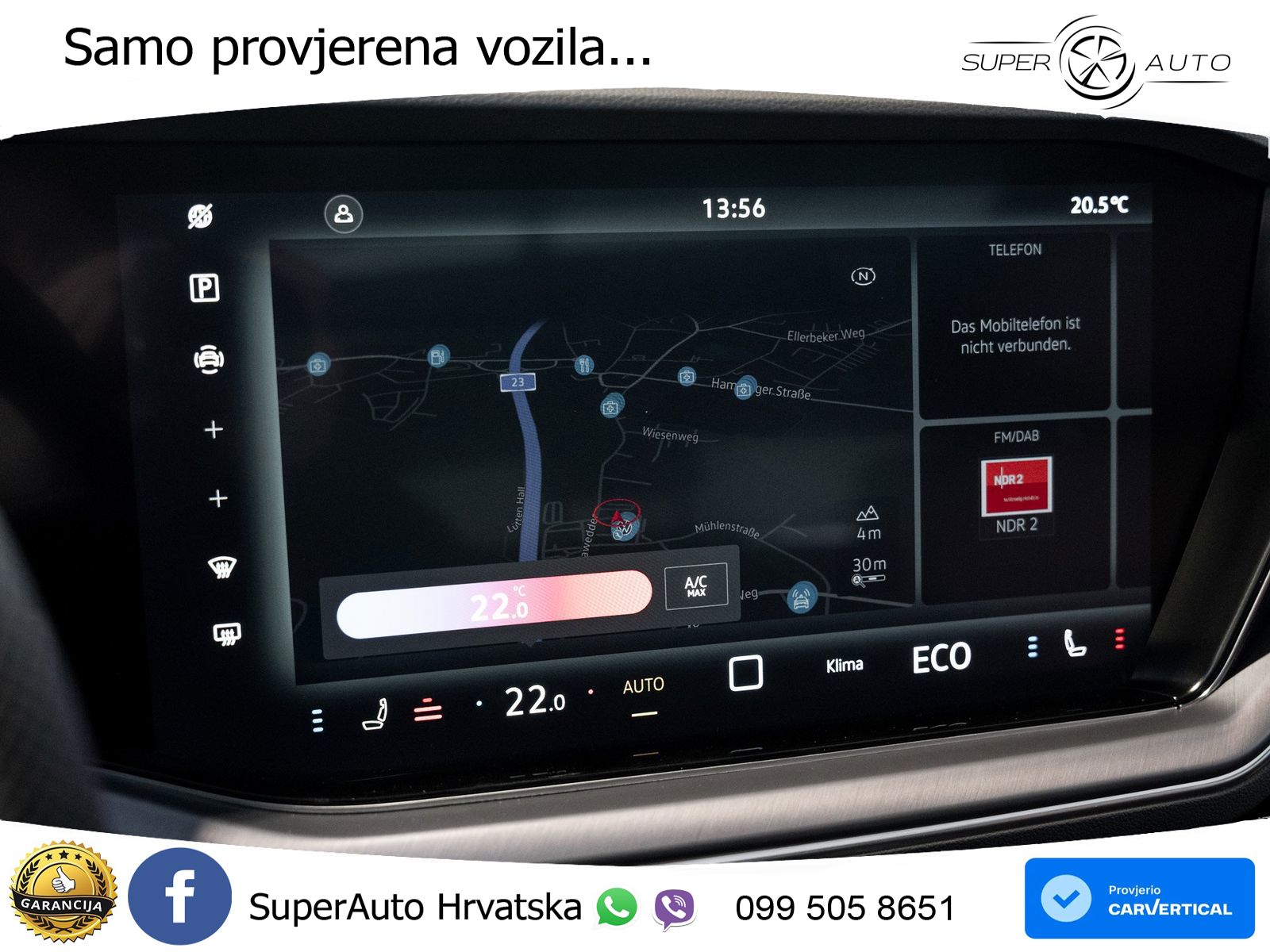 Volkswagen Touareg 3.0 V6 TDI (286 KS) 4MOTION Tiptronic ZRAČNI+ACC+GR SJED+KAM+PANO