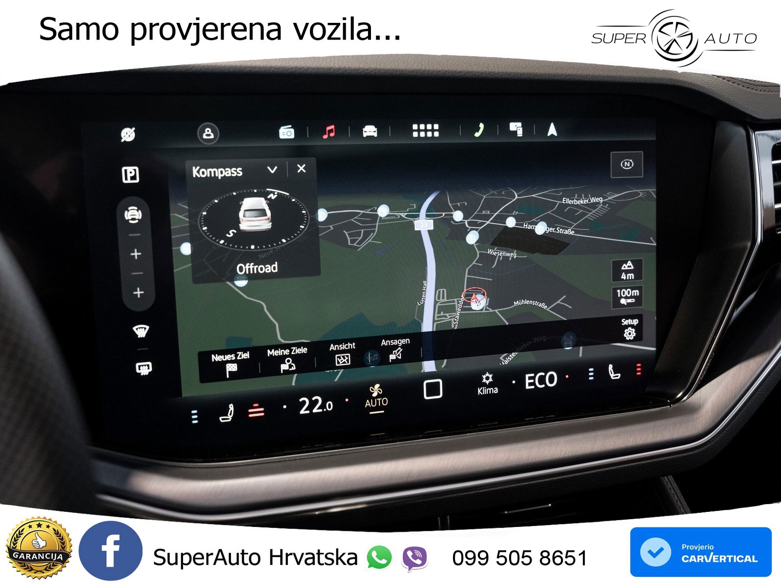 Volkswagen Touareg 3.0 V6 TDI (286 KS) 4MOTION Tiptronic ZRAČNI+ACC+GR SJED+KAM+PANO