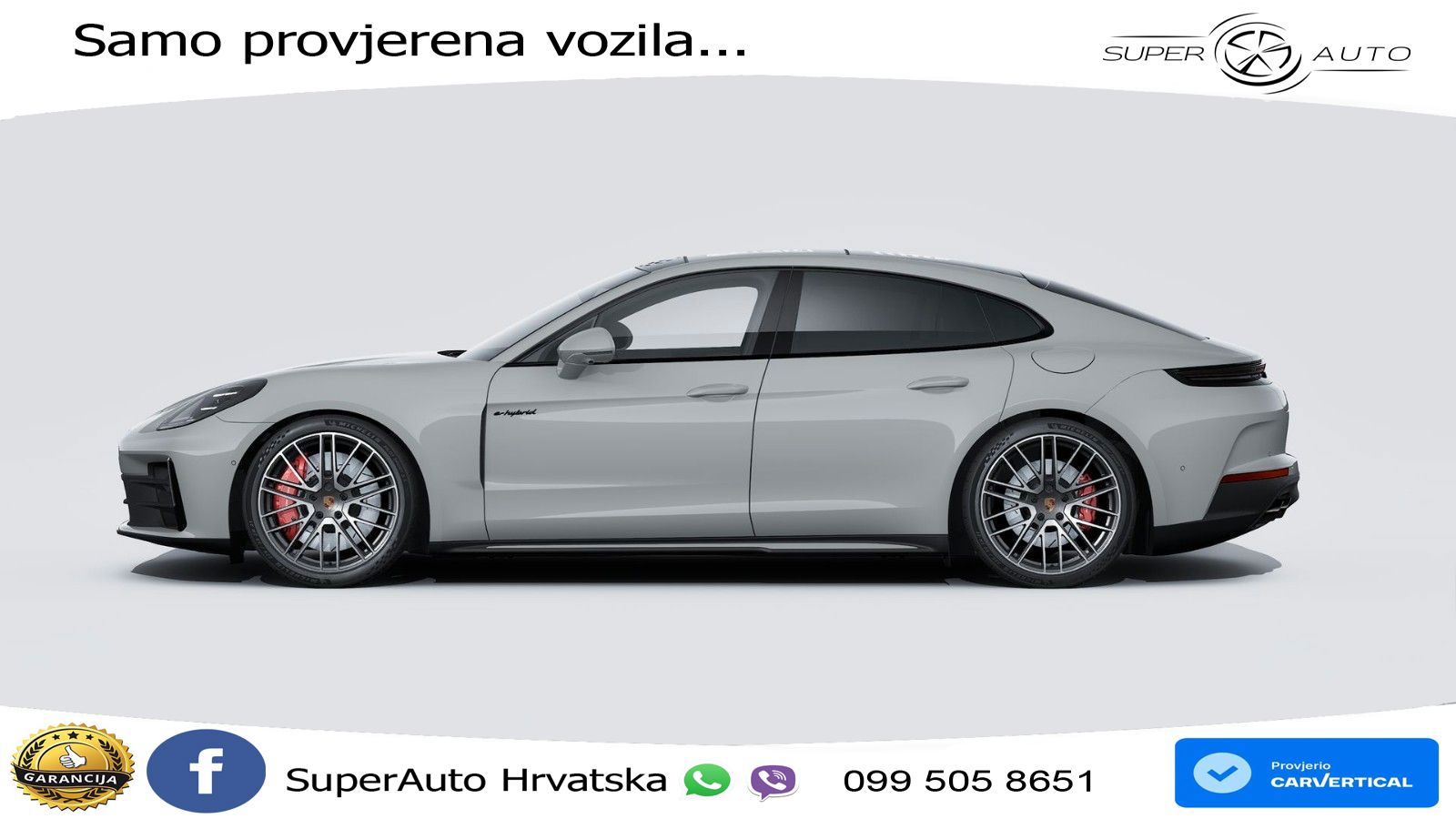 Porsche Panamera 4S 2.9 V6 (544 KS) E-Hybrid PDK ACC+HEAD+4xGR SJED+360+PANO