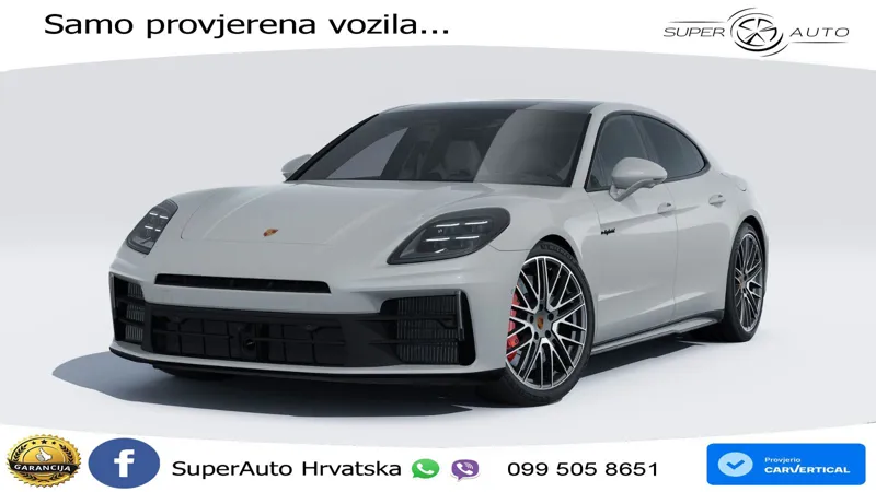 Porsche Panamera 4S 2.9 V6 (544 KS) E-Hybrid PDK ACC+HEAD+4xGR SJED+360+PANO