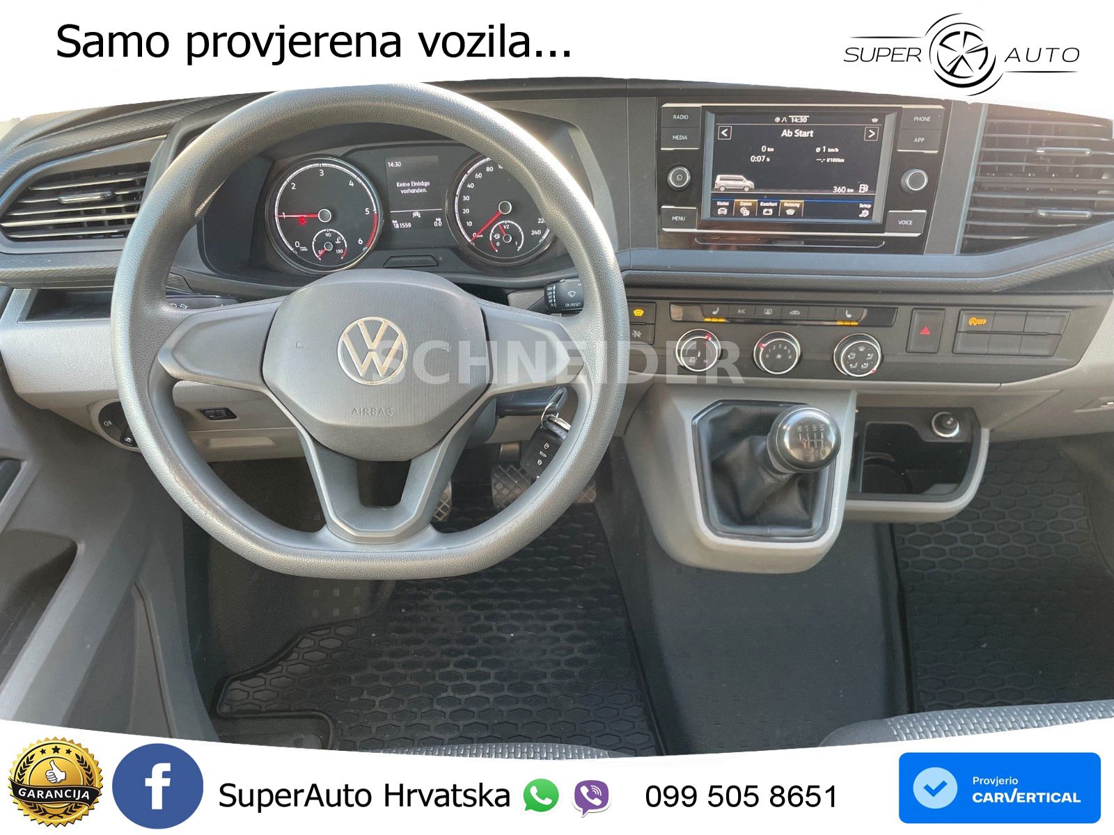 Volkswagen T6.1 Transporter DoKa Pritsche/ 1-Hand/ TÜV neu 150 KS