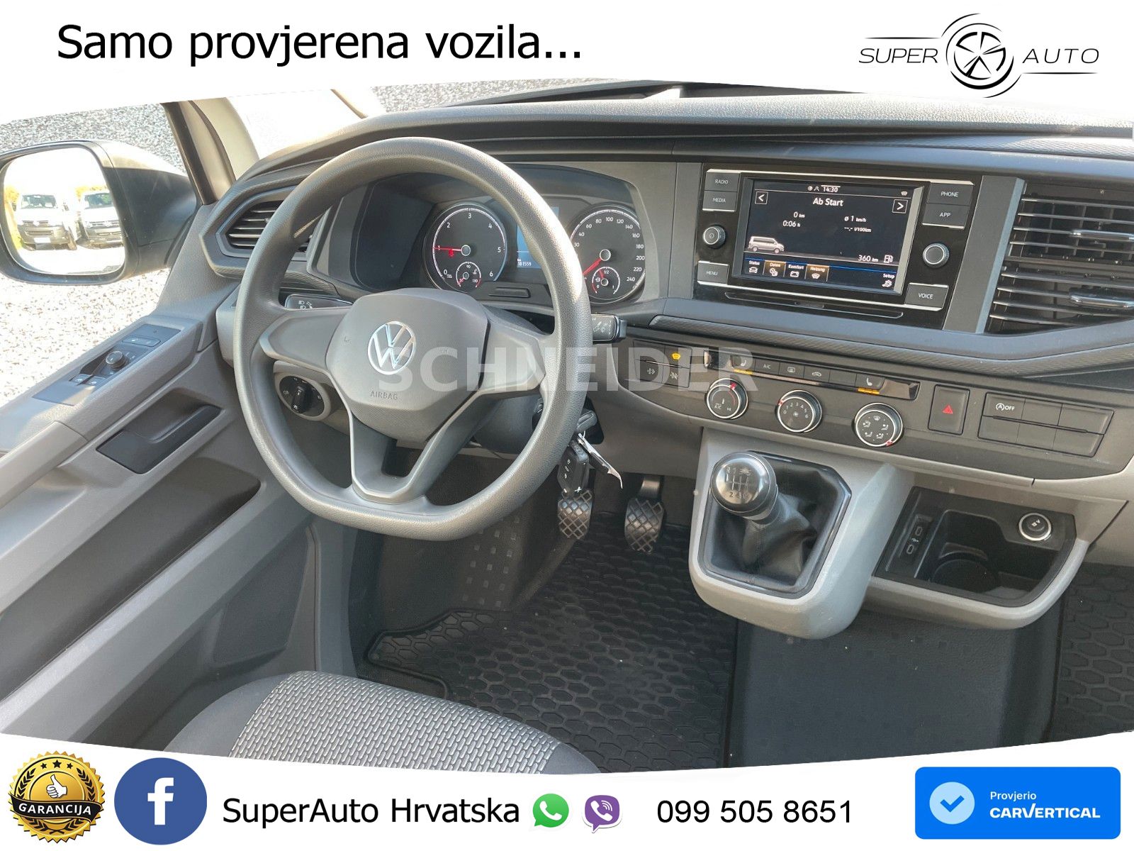 Volkswagen T6.1 Transporter DoKa Pritsche/ 1-Hand/ TÜV neu 150 KS
