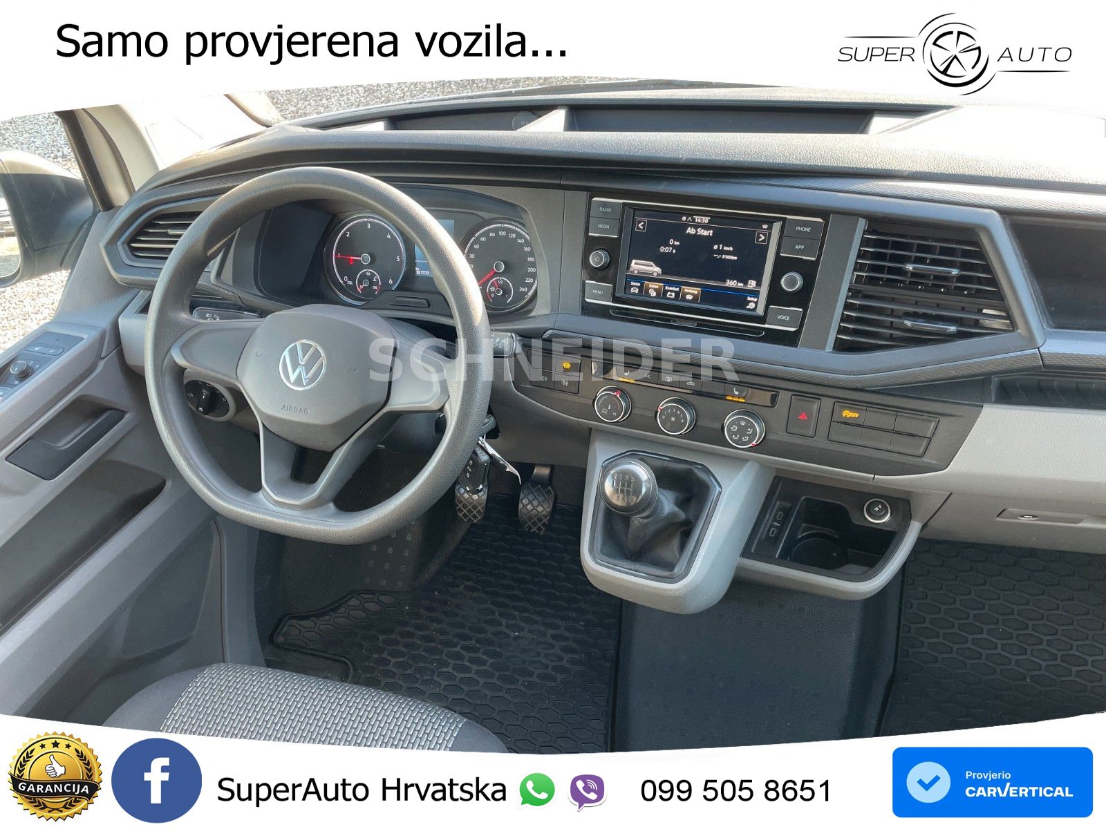 Volkswagen T6.1 Transporter DoKa Pritsche/ 1-Hand/ TÜV neu 150 KS