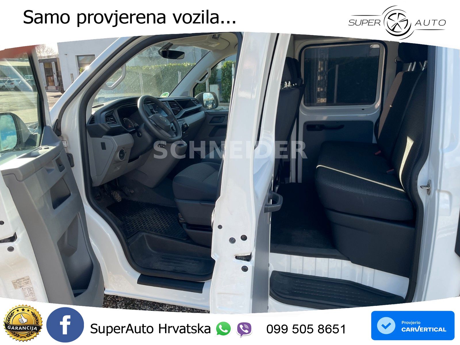 Volkswagen T6.1 Transporter DoKa Pritsche/ 1-Hand/ TÜV neu 150 KS