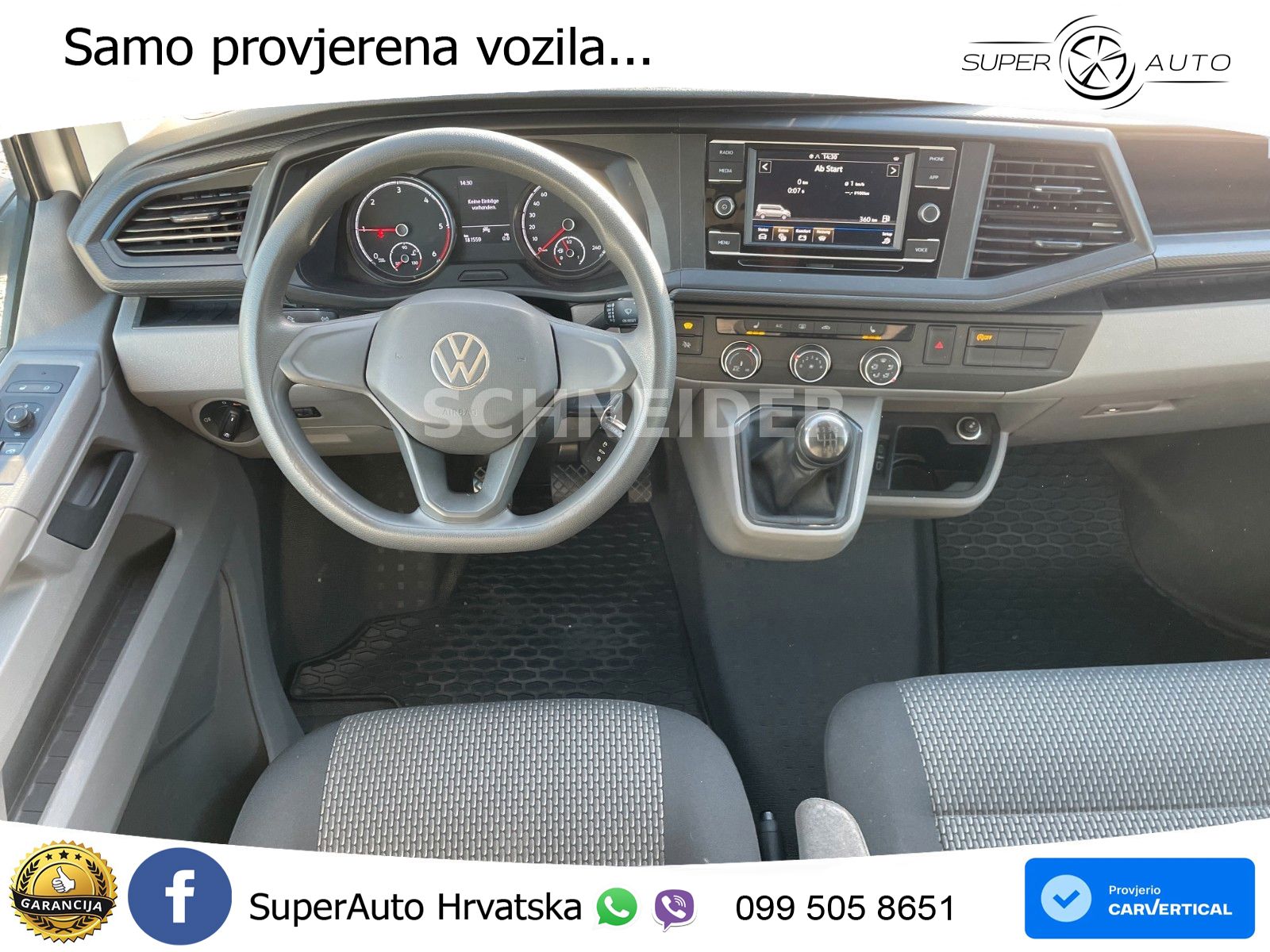 Volkswagen T6.1 Transporter DoKa Pritsche/ 1-Hand/ TÜV neu 150 KS