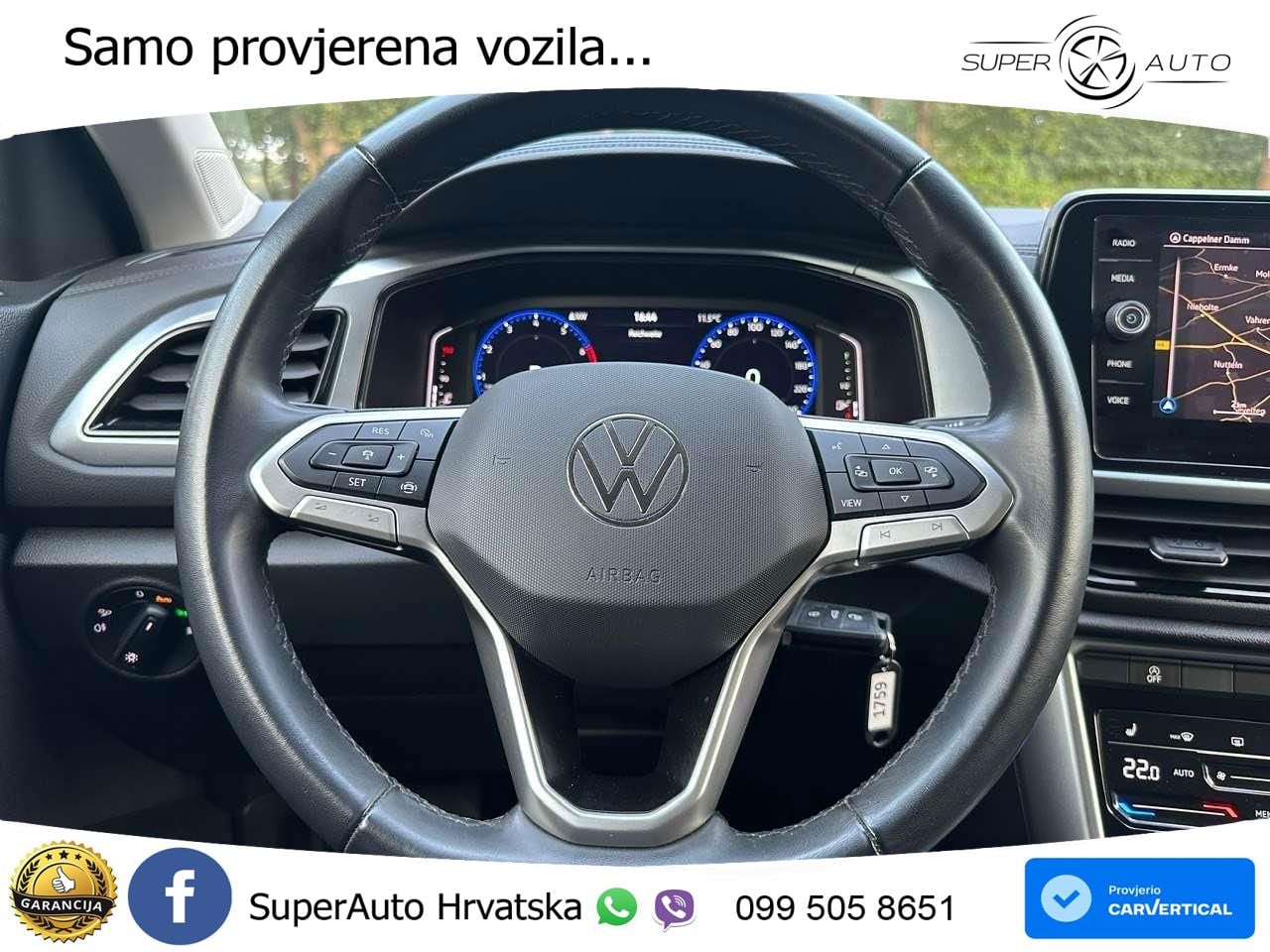 Volkswagen T-Roc 1.5 TSI (150 KS) DSG LED+GR SJED+ACC