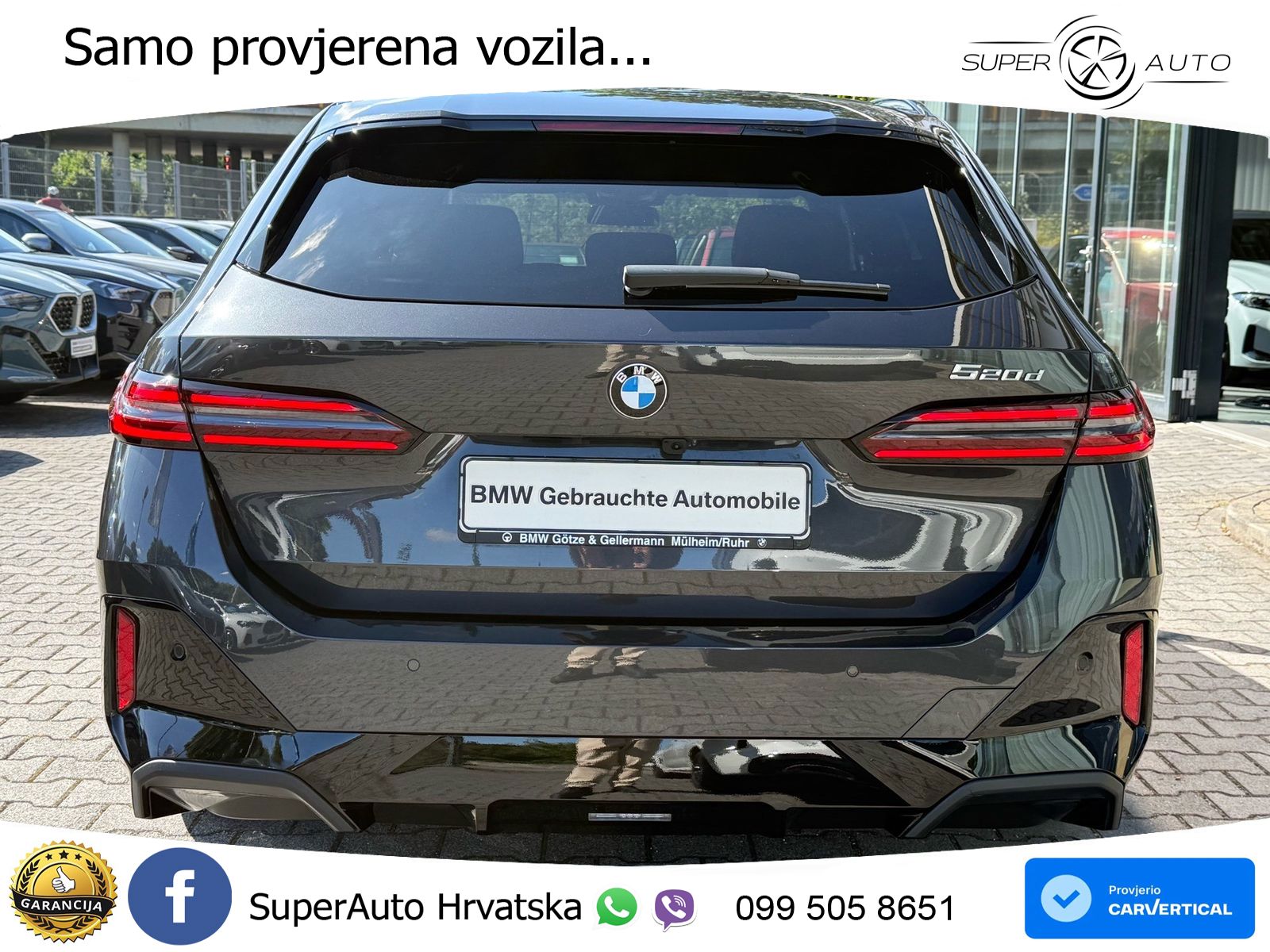 BMW 520d Touring (197 KS) Steptronic M Sport LED+GR SJED+ACC