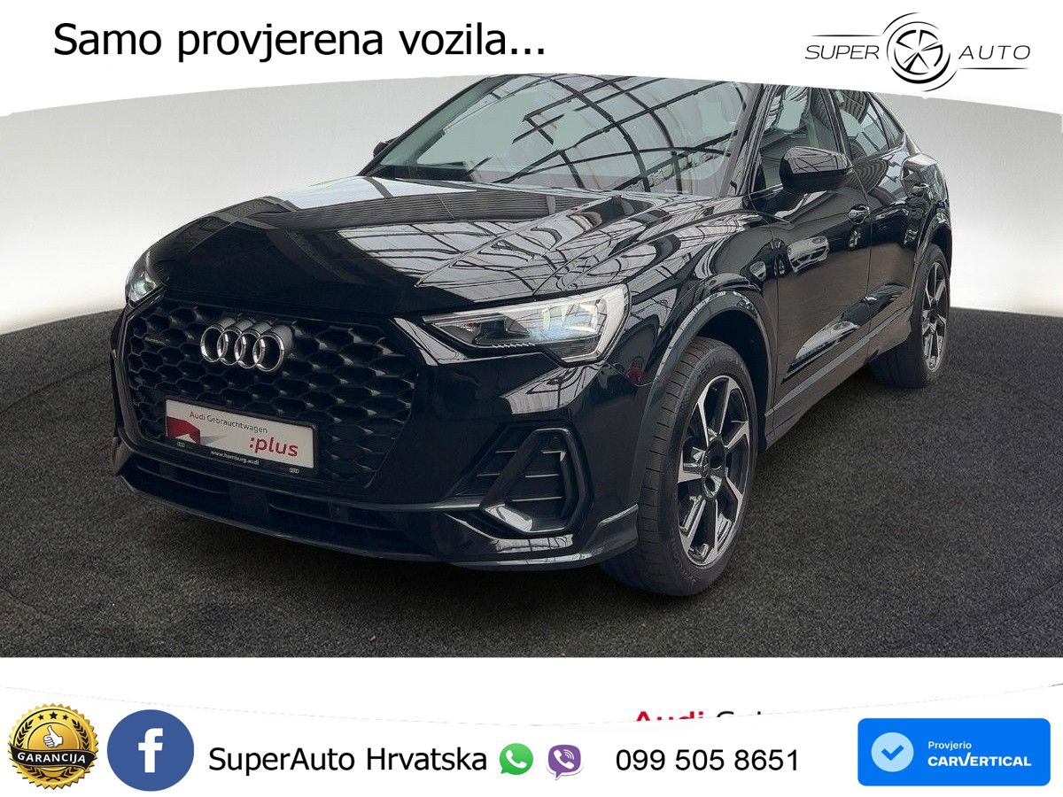 Audi Q3 Sportback 40 TDI (200 KS) quattro S tronic LED+GR SJED+ACC