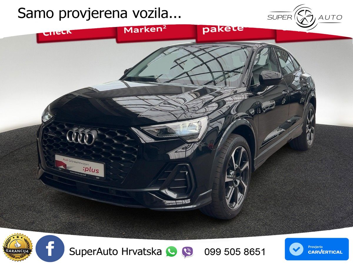 Audi Q3 Sportback 40 TDI (200 KS) quattro S tronic LED+GR SJED+ACC