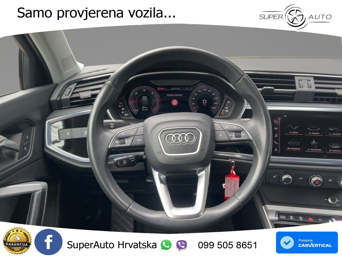 Audi Q3 Sportback 40 TDI (200 KS) quattro S tronic LED+GR SJED+ACC