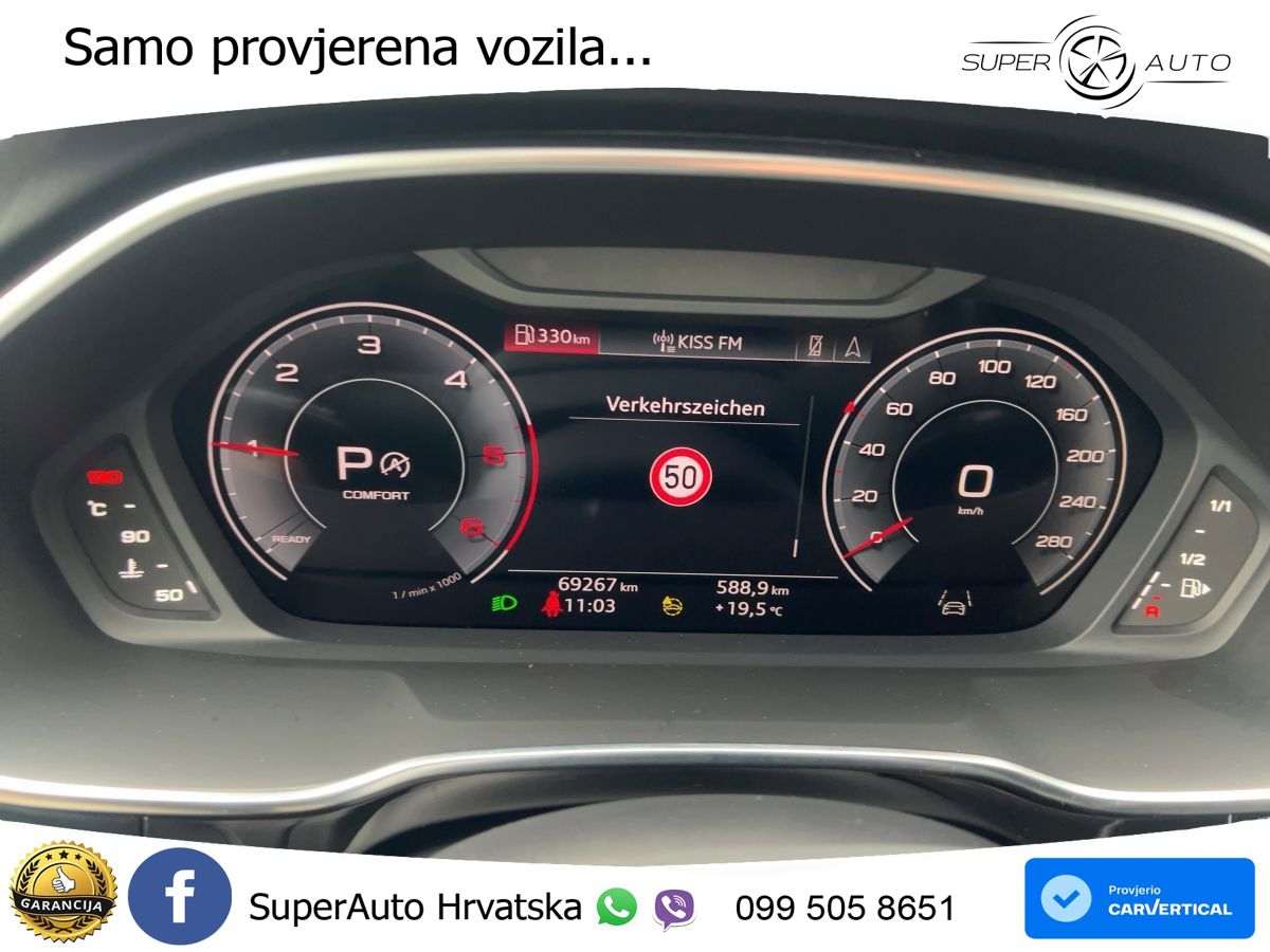 Audi Q3 Sportback 40 TDI (200 KS) quattro S tronic LED+GR SJED+ACC