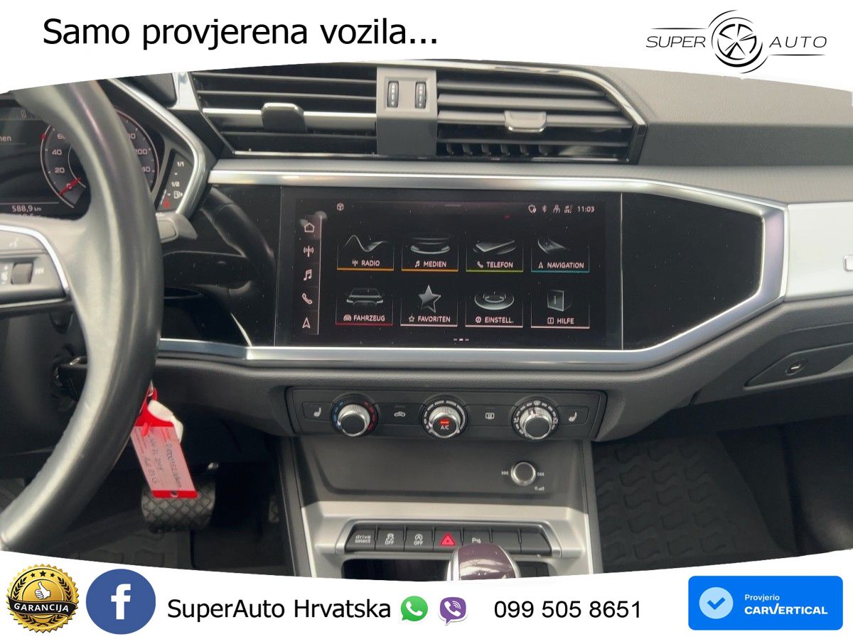 Audi Q3 Sportback 40 TDI (200 KS) quattro S tronic LED+GR SJED+ACC