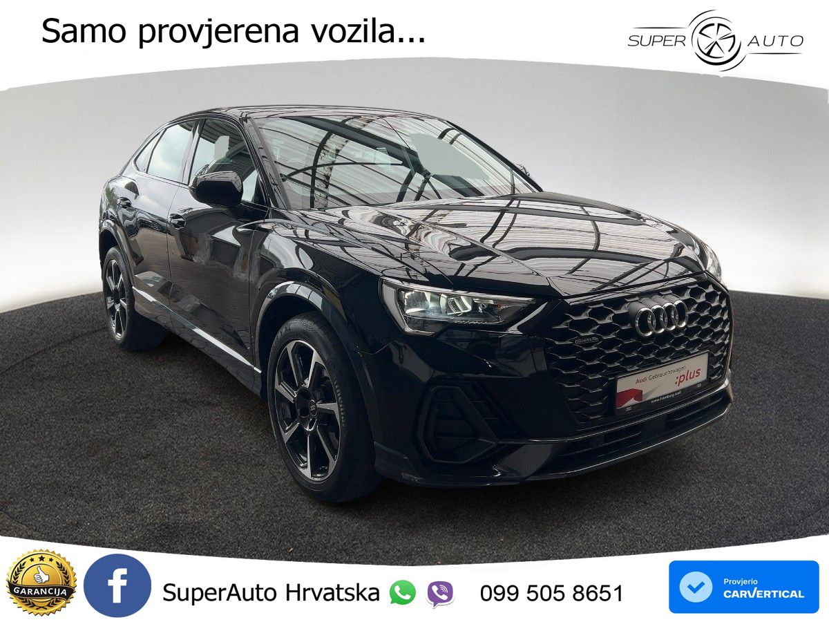 Audi Q3 Sportback 40 TDI (200 KS) quattro S tronic LED+GR SJED+ACC