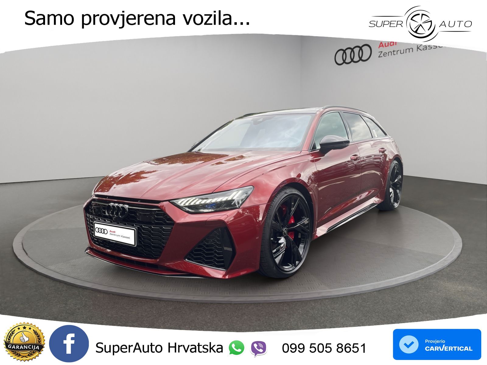Audi RS6 Avant 4.0 TFSI V8 (600 KS) quattro Tiptronic Kuka LED+GR SJED+ACC