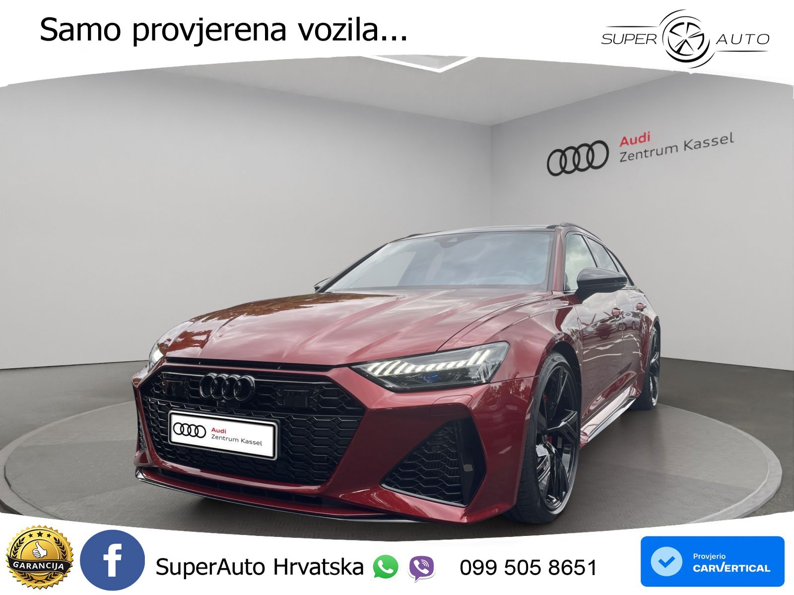 Audi RS6 Avant 4.0 TFSI V8 (600 KS) quattro Tiptronic Kuka LED+GR SJED+ACC