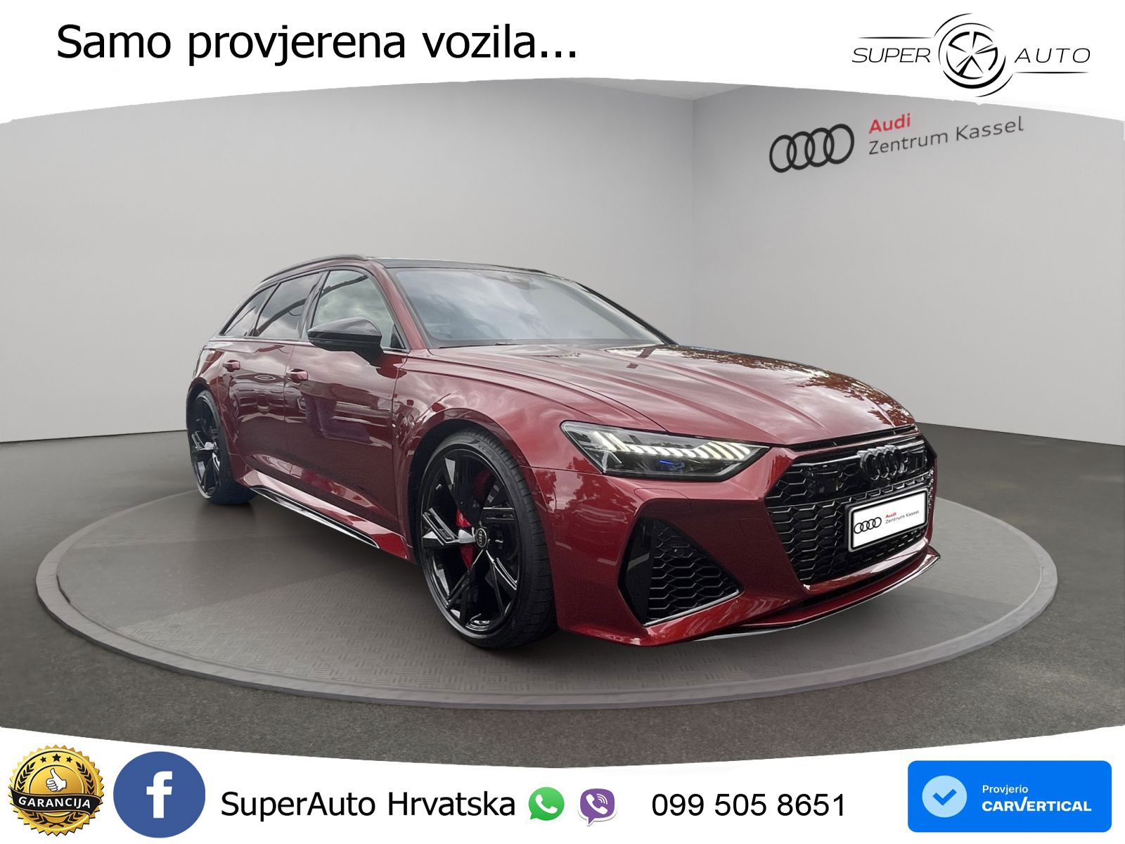 Audi RS6 Avant 4.0 TFSI V8 (600 KS) quattro Tiptronic Kuka LED+GR SJED+ACC