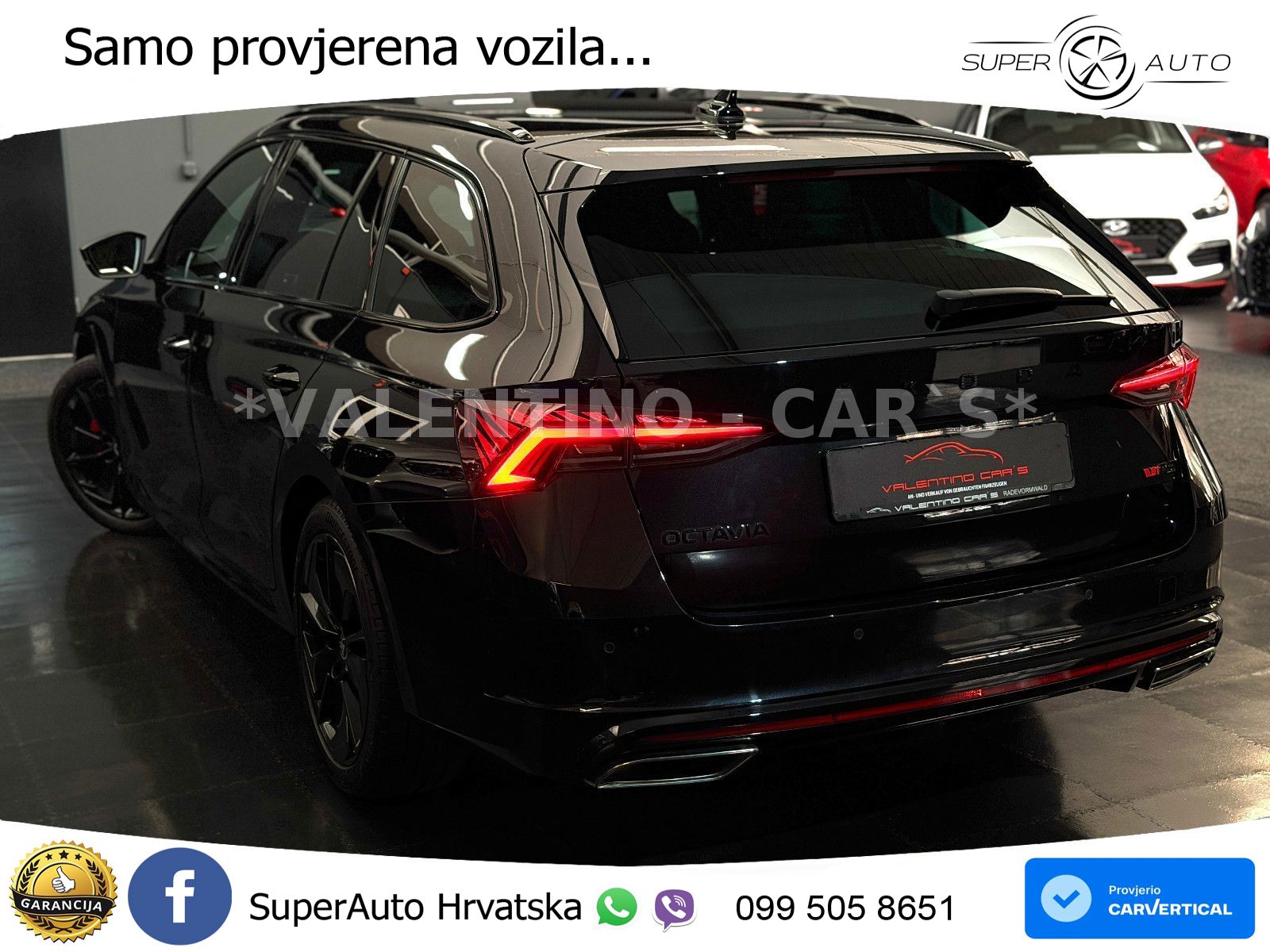 Škoda Octavia Combi RS 2.0 TDI (200 KS) 4x4 DSG LED+GR SJED+ACC
