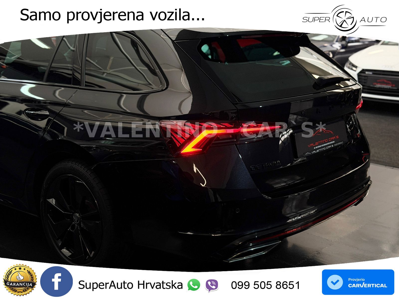 Škoda Octavia Combi RS 2.0 TDI (200 KS) 4x4 DSG LED+GR SJED+ACC