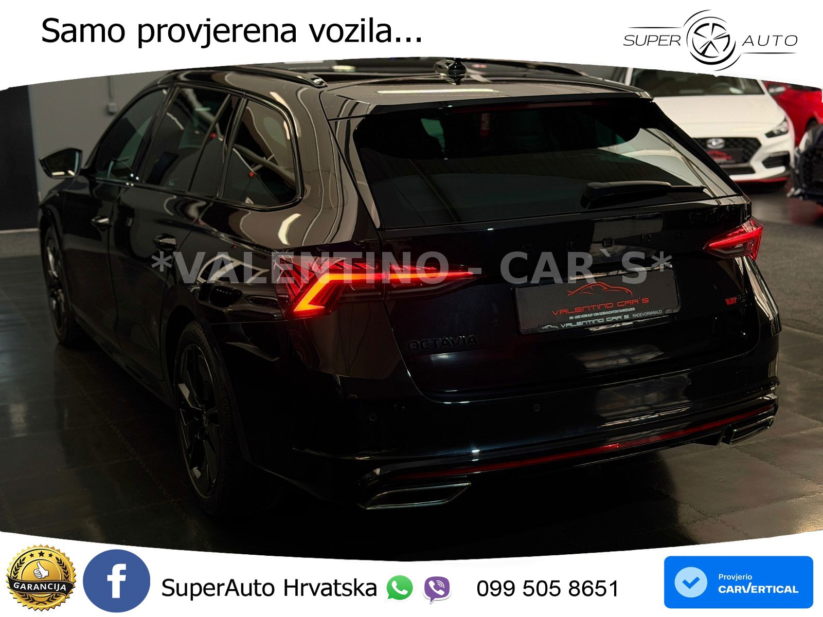 Škoda Octavia Combi RS 2.0 TDI (200 KS) 4x4 DSG LED+GR SJED+ACC