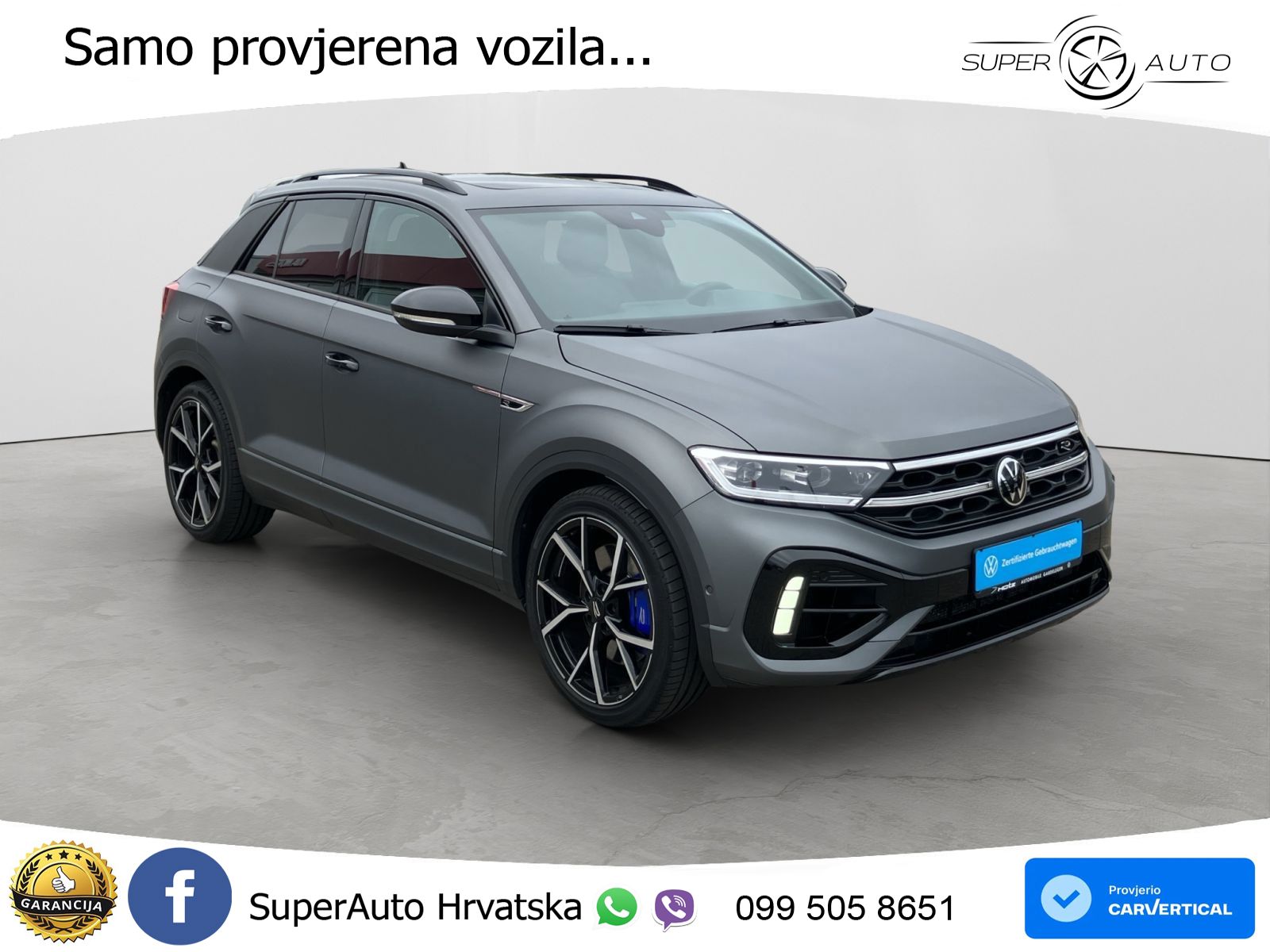 Volkswagen T-Roc I R 2.0 TSI (300 KS) OPF 4M DSG LED+GR SJED+ACC