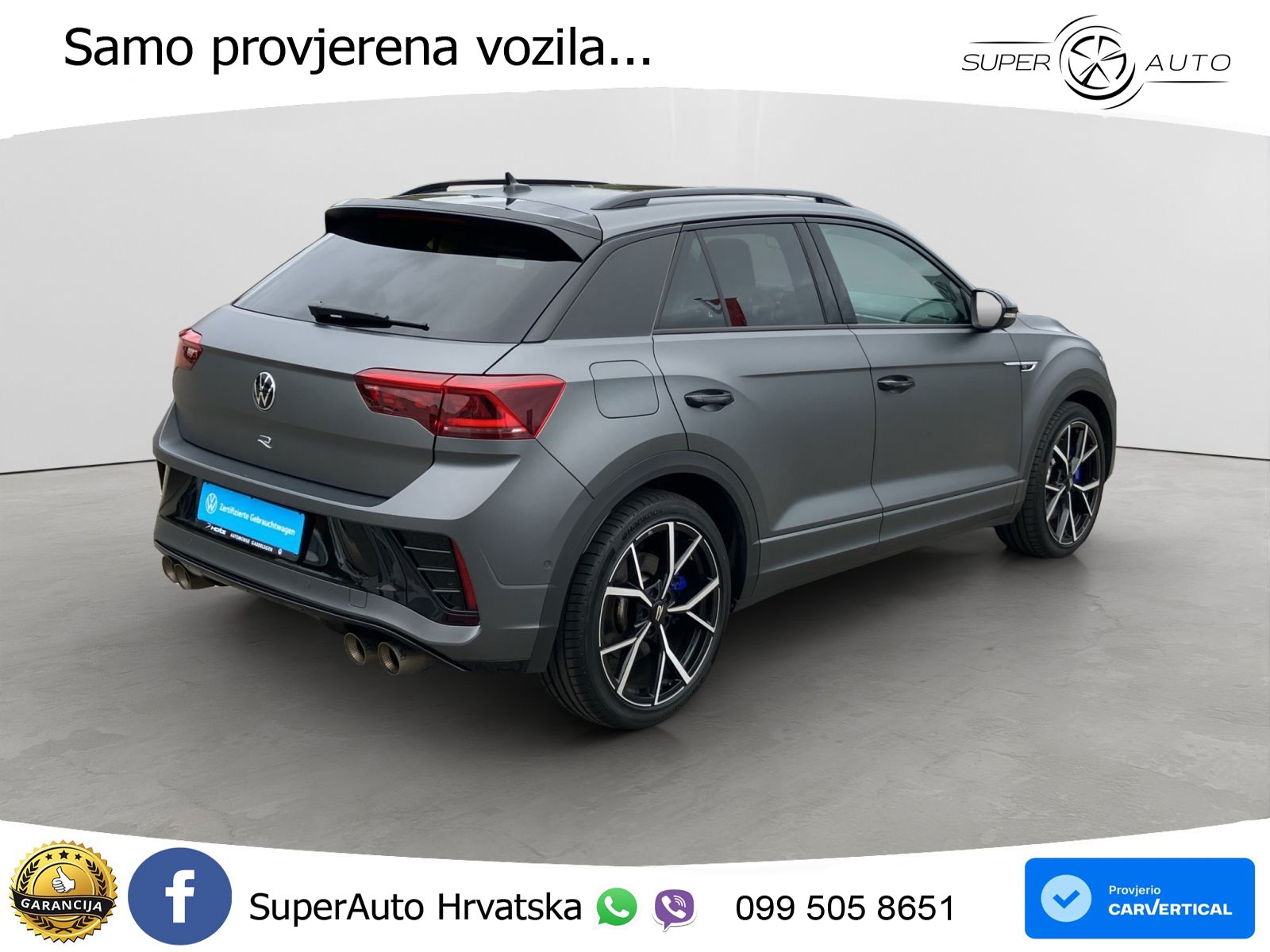 Volkswagen T-Roc I R 2.0 TSI (300 KS) OPF 4M DSG LED+GR SJED+ACC