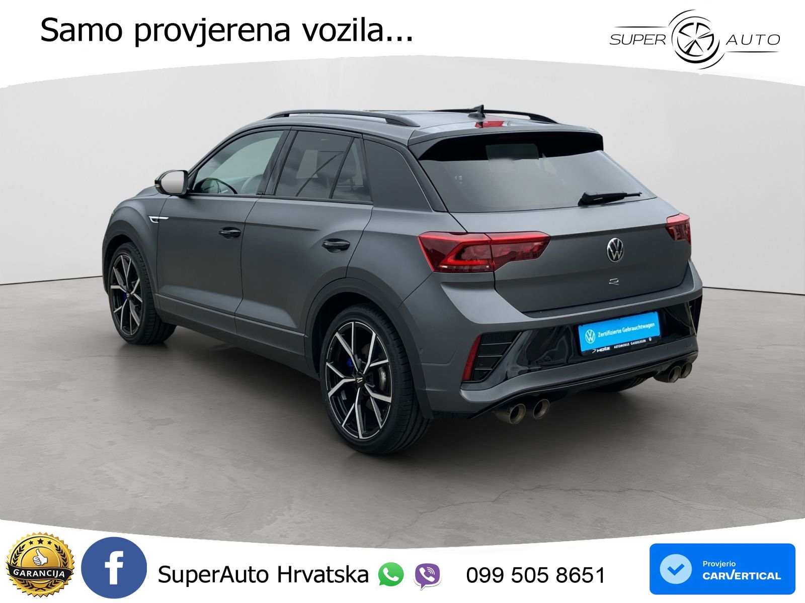 Volkswagen T-Roc I R 2.0 TSI (300 KS) OPF 4M DSG LED+GR SJED+ACC