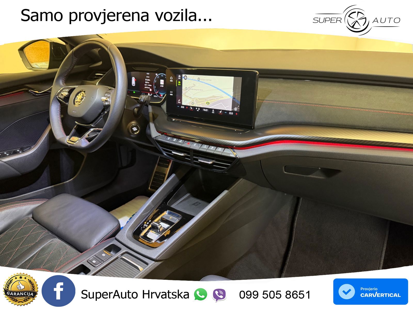 Škoda Octavia Combi RS 2.0 TSI (245 KS) DSG LED+GR SJED+ACC
