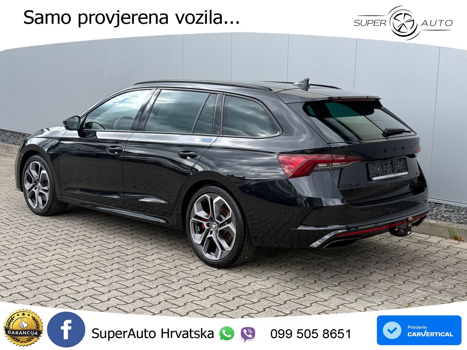 Škoda Octavia Combi RS 2.0 TSI (245 KS) DSG LED+GR SJED+ACC