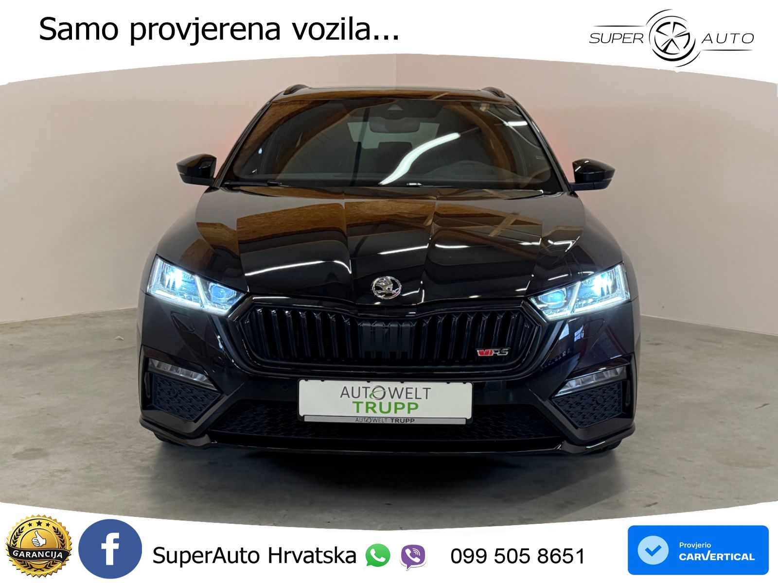 Škoda Octavia Combi RS 2.0 TSI (245 KS) DSG LED+GR SJED+ACC