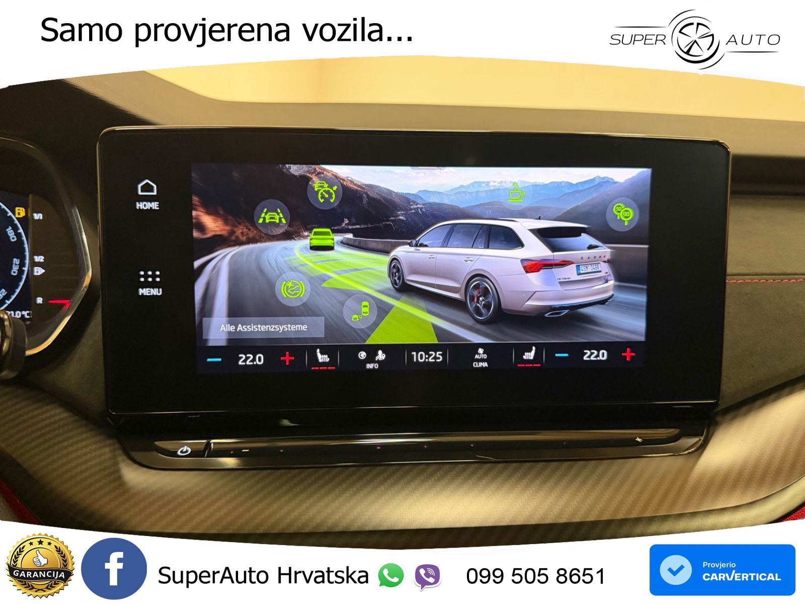 Škoda Octavia Combi RS 2.0 TSI (245 KS) DSG LED+GR SJED+ACC