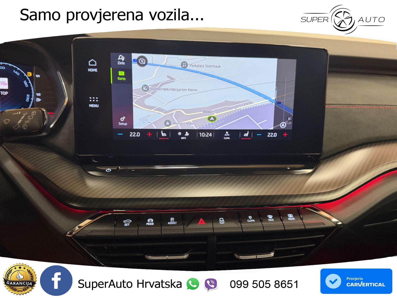 Škoda Octavia Combi RS 2.0 TSI (245 KS) DSG LED+GR SJED+ACC