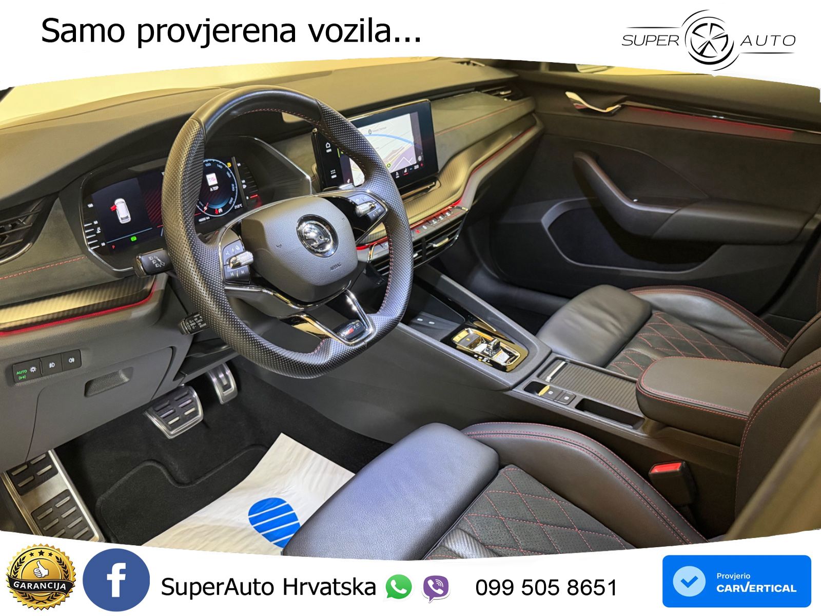 Škoda Octavia Combi RS 2.0 TSI (245 KS) DSG LED+GR SJED+ACC