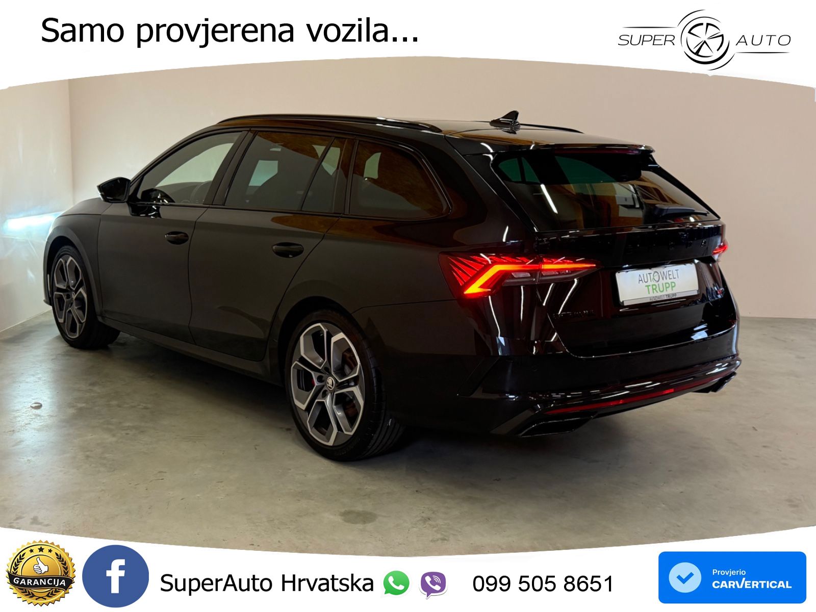 Škoda Octavia Combi RS 2.0 TSI (245 KS) DSG LED+GR SJED+ACC