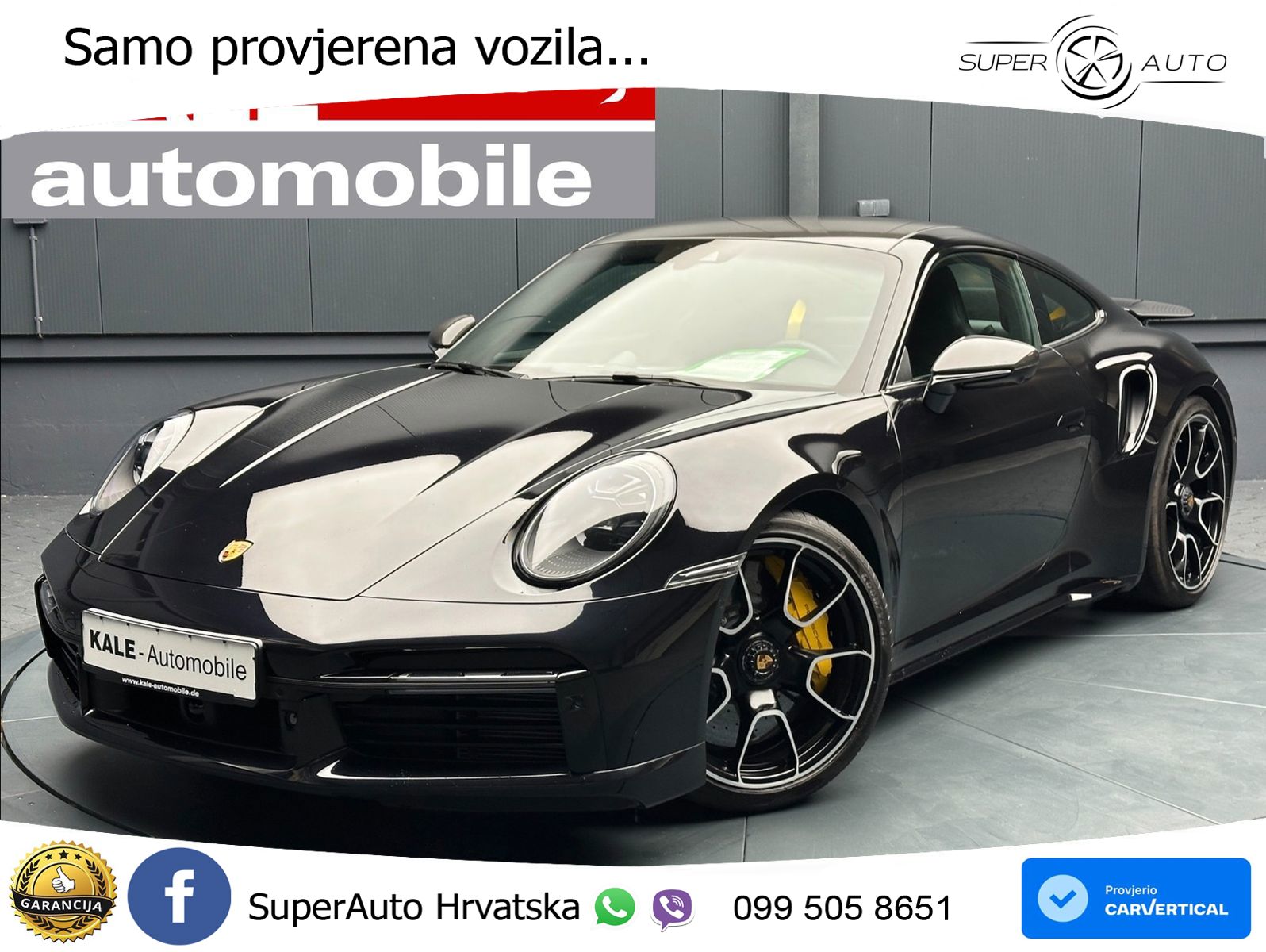 Porsche 911 Turbo S 3.8 (650 KS) PDK ZRAČNI+ACC+GR SJED+KAM