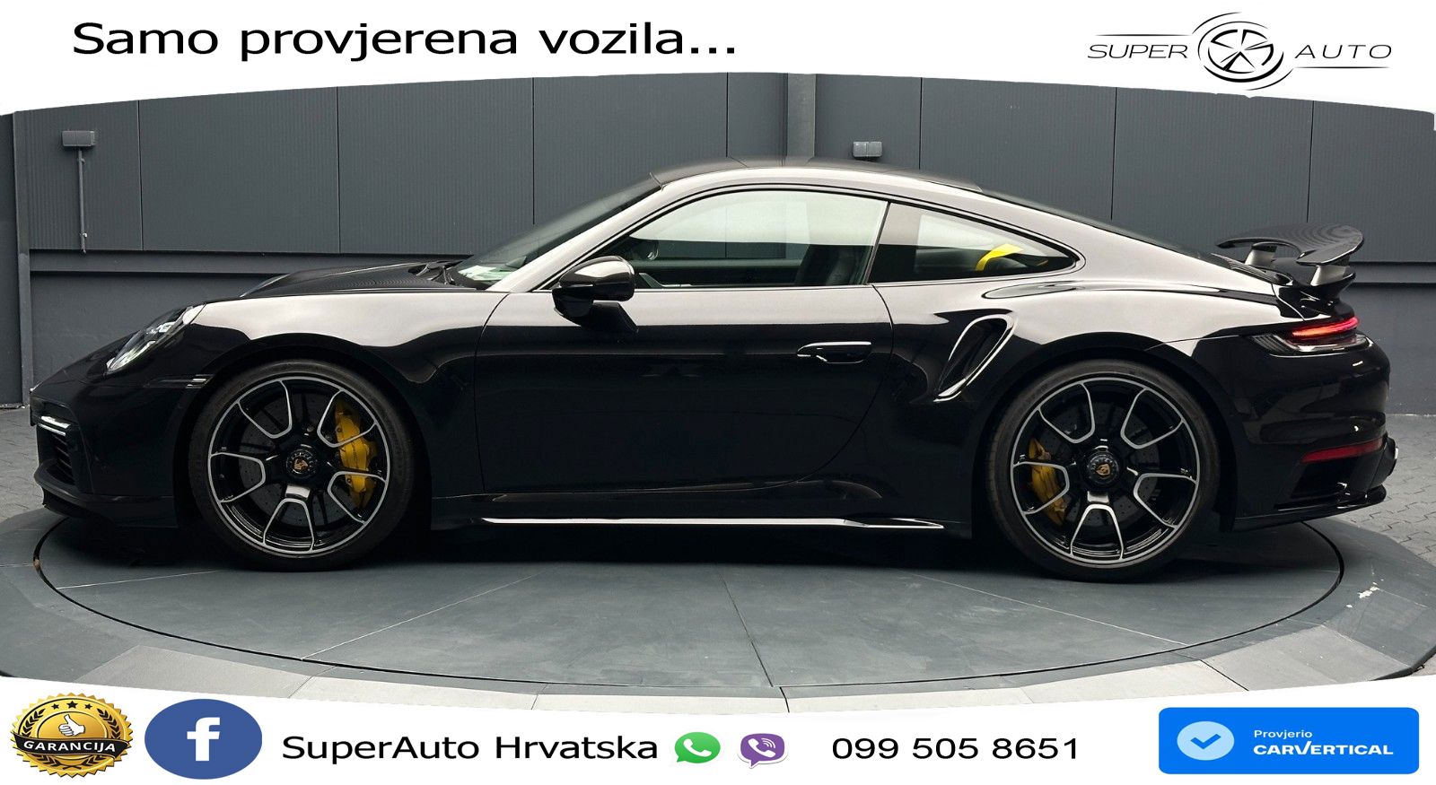 Porsche 911 Turbo S 3.8 (650 KS) PDK ZRAČNI+ACC+GR SJED+KAM