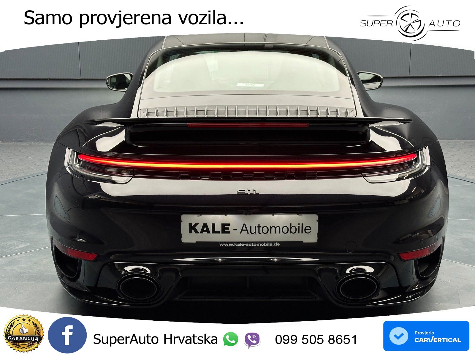 Porsche 911 Turbo S 3.8 (650 KS) PDK ZRAČNI+ACC+GR SJED+KAM