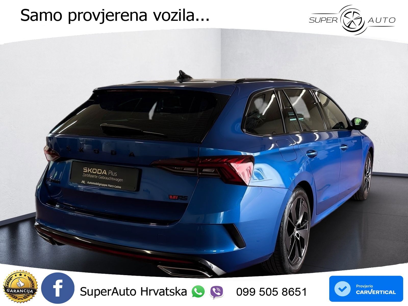 Škoda Octavia Combi RS 2.0 TDI (200 KS) DSG