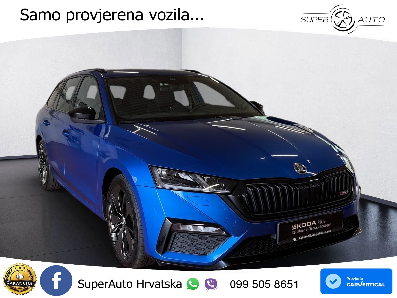 Škoda Octavia Combi RS 2.0 TDI (200 KS) DSG