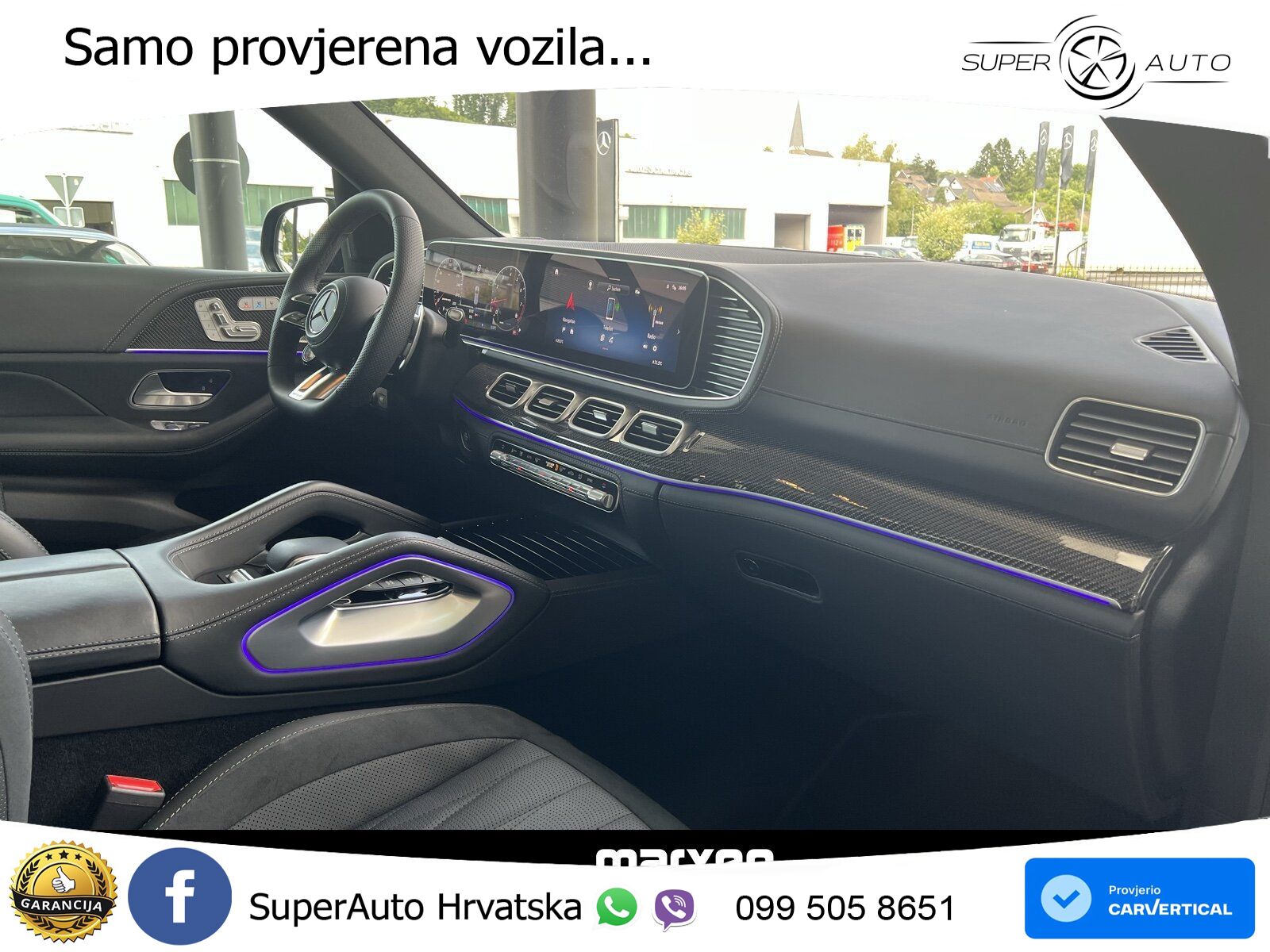 Mercedes-Benz GLS AMG GLS 63 V8 EQ Boost 4MATIC+ AMG SPEEDSHIFT TCT 9G ACC+HEAD+4xGR SJED+360+PANO