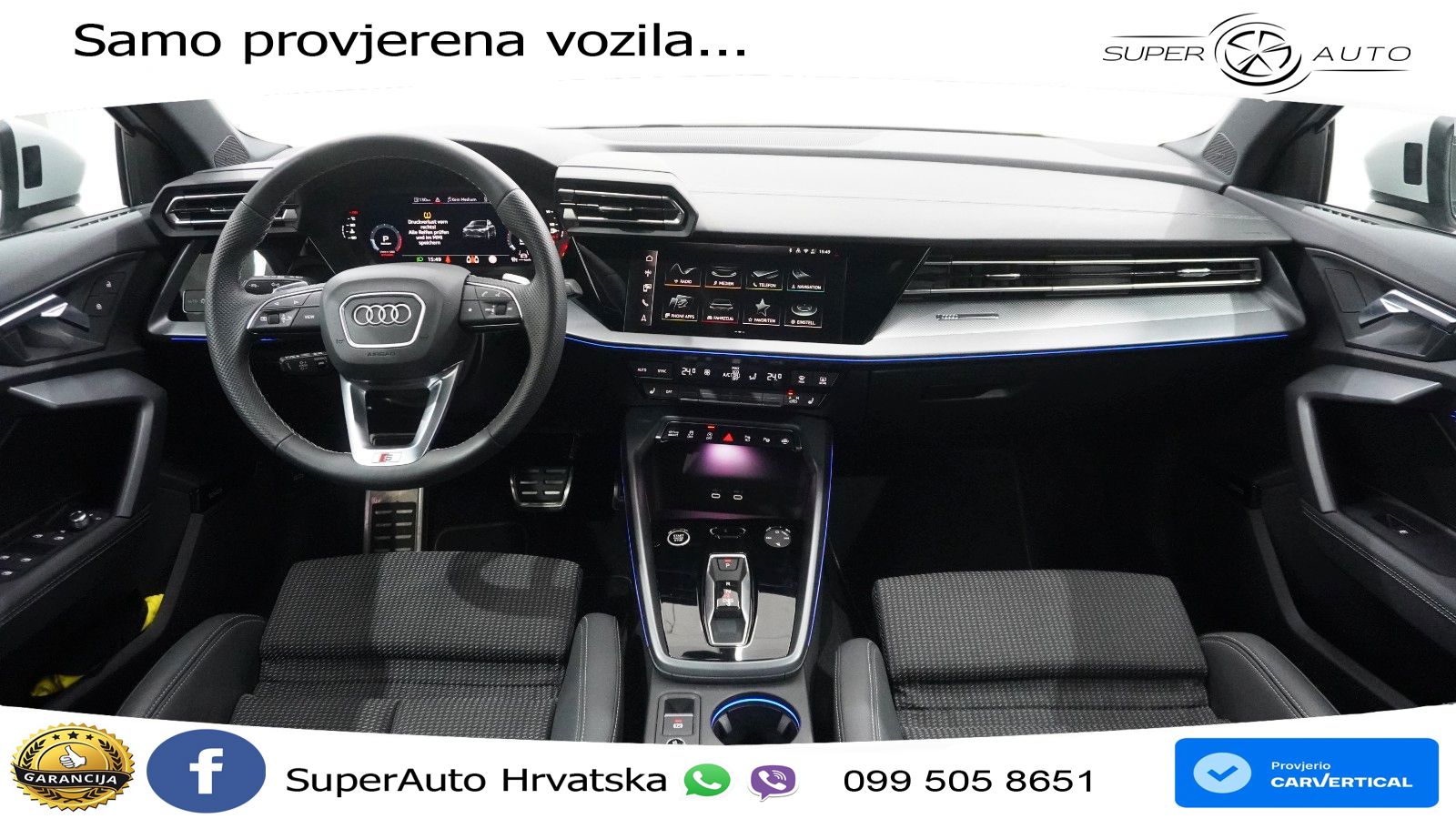 Audi A3 35 TFSI (150 KS) S tronic S line LED+GR SJED+ACC