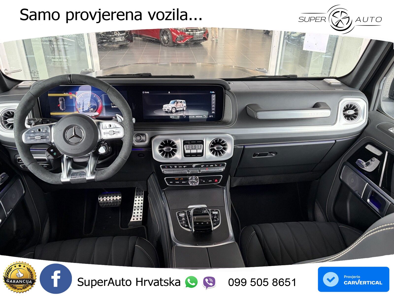 Mercedes AMG G 63 Long V8 (585 KS) 4MATIC 9G-TRONIC AMG SPEEDSHIFT PLUS