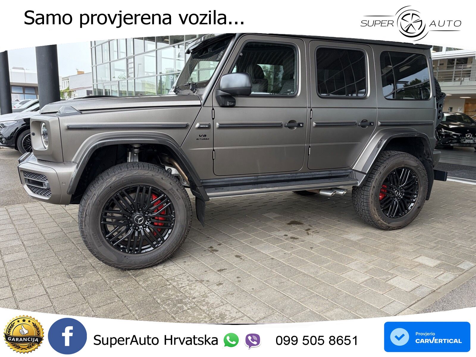 Mercedes AMG G 63 Long V8 (585 KS) 4MATIC 9G-TRONIC AMG SPEEDSHIFT PLUS