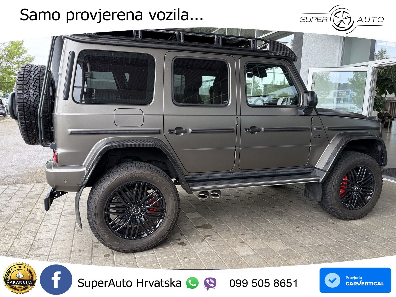 Mercedes AMG G 63 Long V8 (585 KS) 4MATIC 9G-TRONIC AMG SPEEDSHIFT PLUS