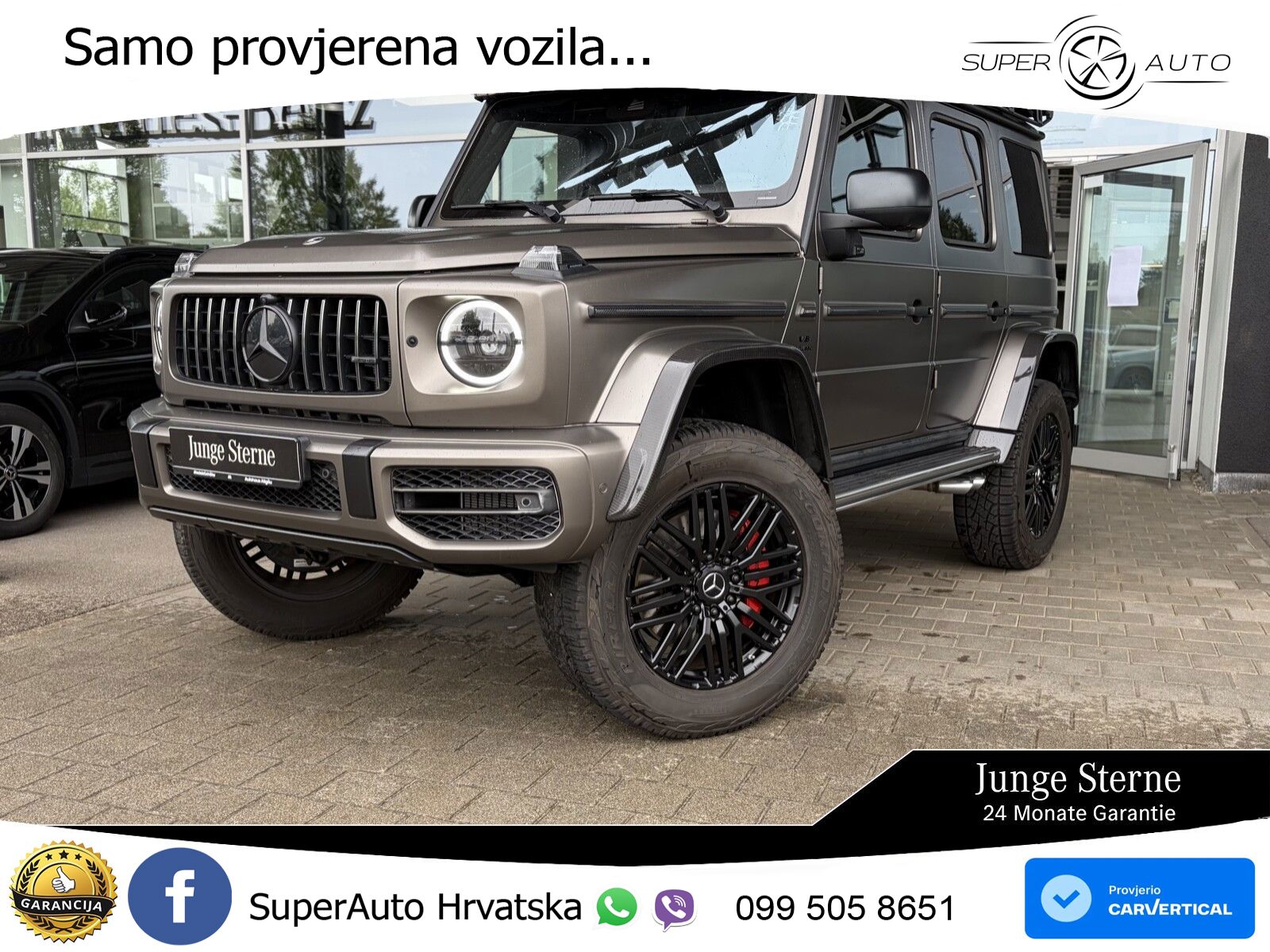 Mercedes AMG G 63 Long V8 (585 KS) 4MATIC 9G-TRONIC AMG SPEEDSHIFT PLUS
