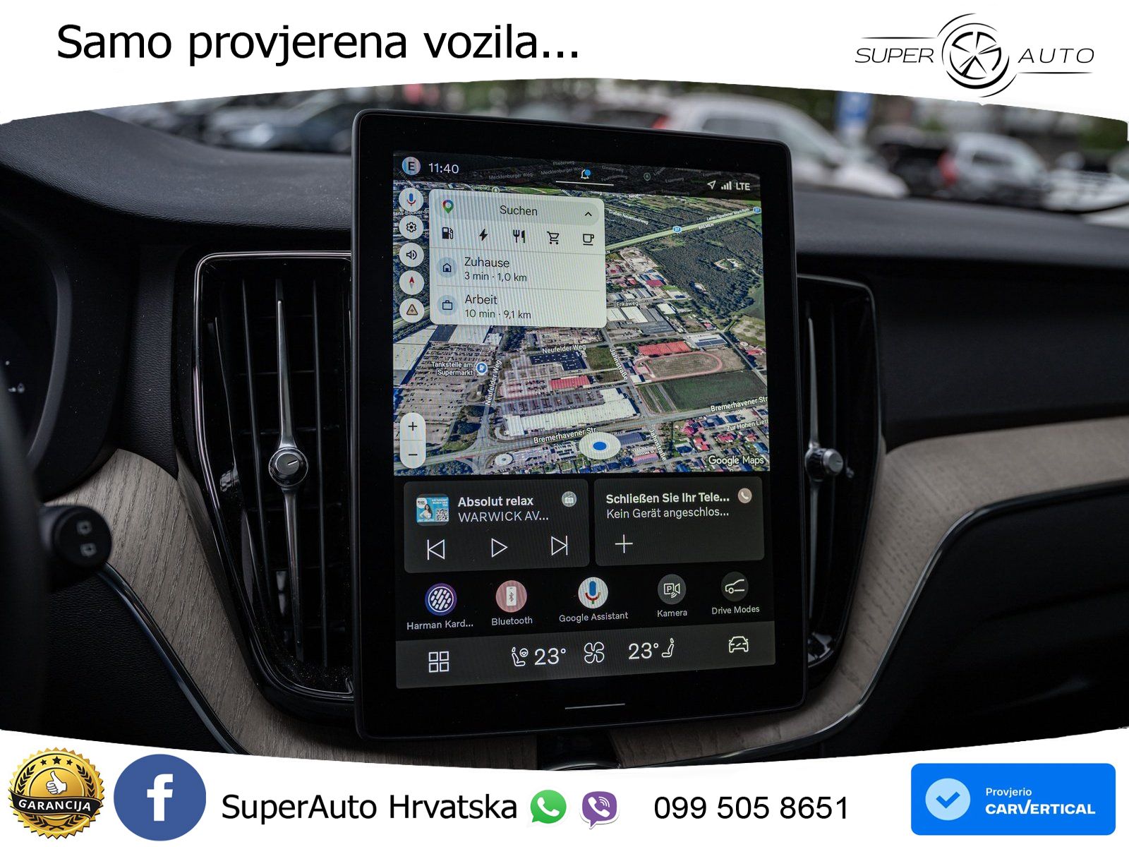Volvo XC60 T6 AWD Geartronic ACC+HEAD+4xGR SJED+360+PANO