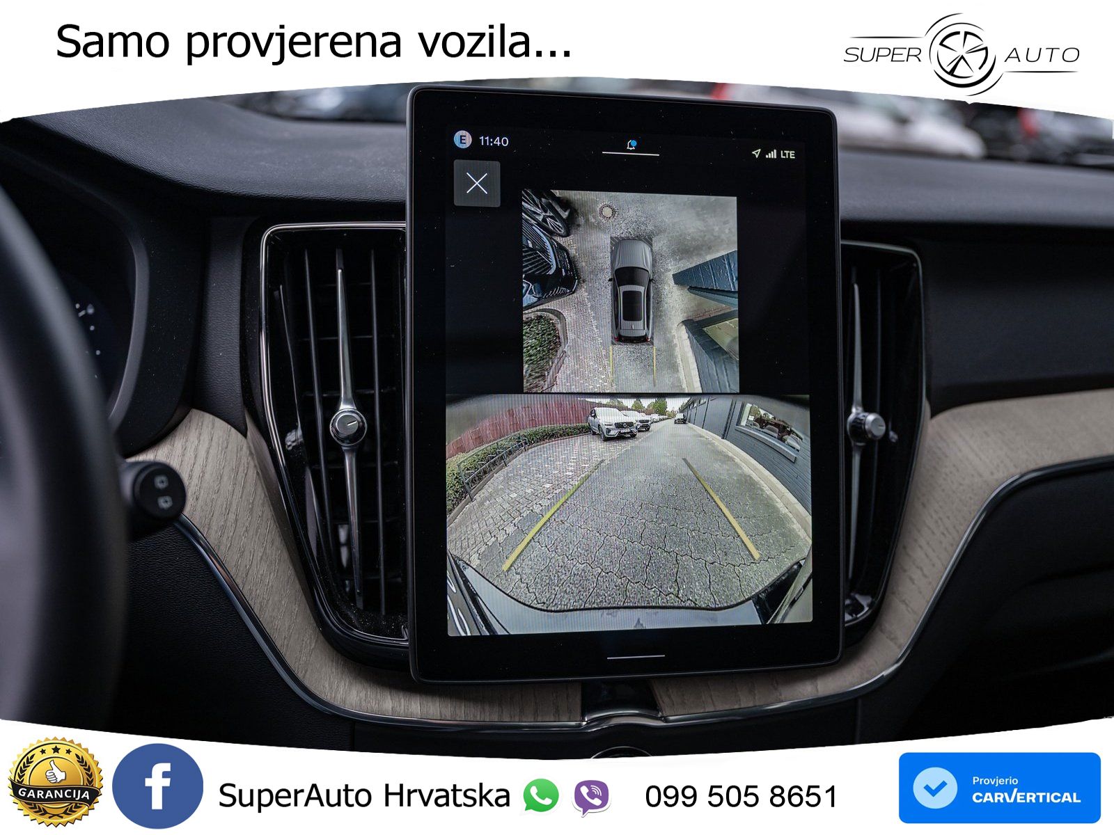 Volvo XC60 T6 AWD Geartronic ACC+HEAD+4xGR SJED+360+PANO