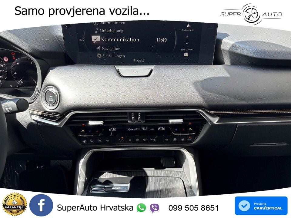 Mazda CX-60 3.3 e-Skyactiv D (254 KS) AWD Automatic MATRIX+GR SJED+KAM